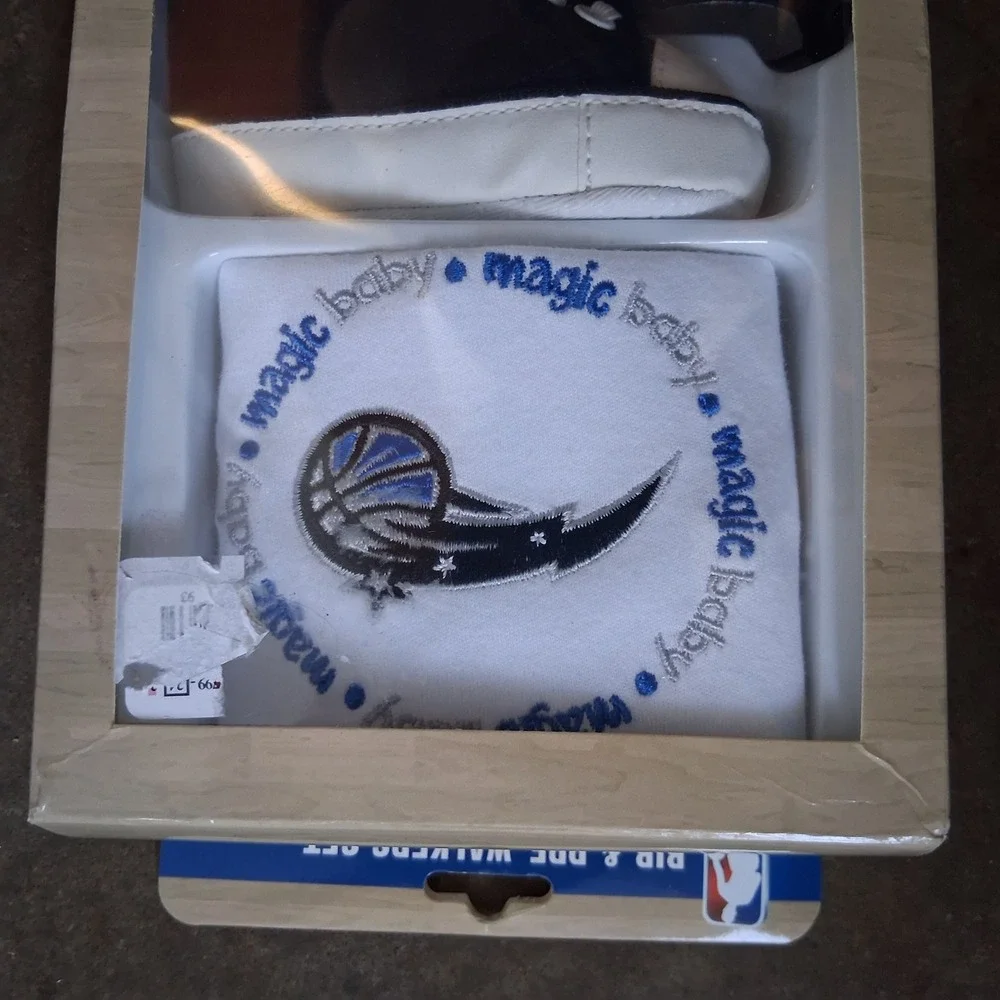 Baby Fanatic NBA Orlando Magic Bib and Pre-Walkers Set 0-6 Months ORM30002 NEW
